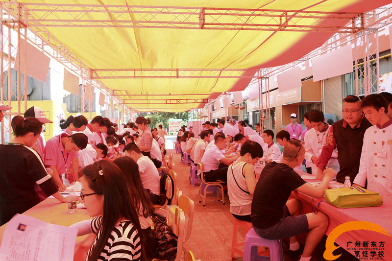 广州新东方烹饪学校_番禺区就业训练中心领导莅临我校视察指导工作 广州新东方烹饪学校