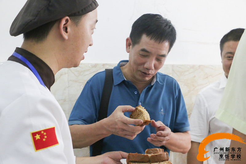 湛江师范学校领导莅临广州新东方烹饪学校参观指导