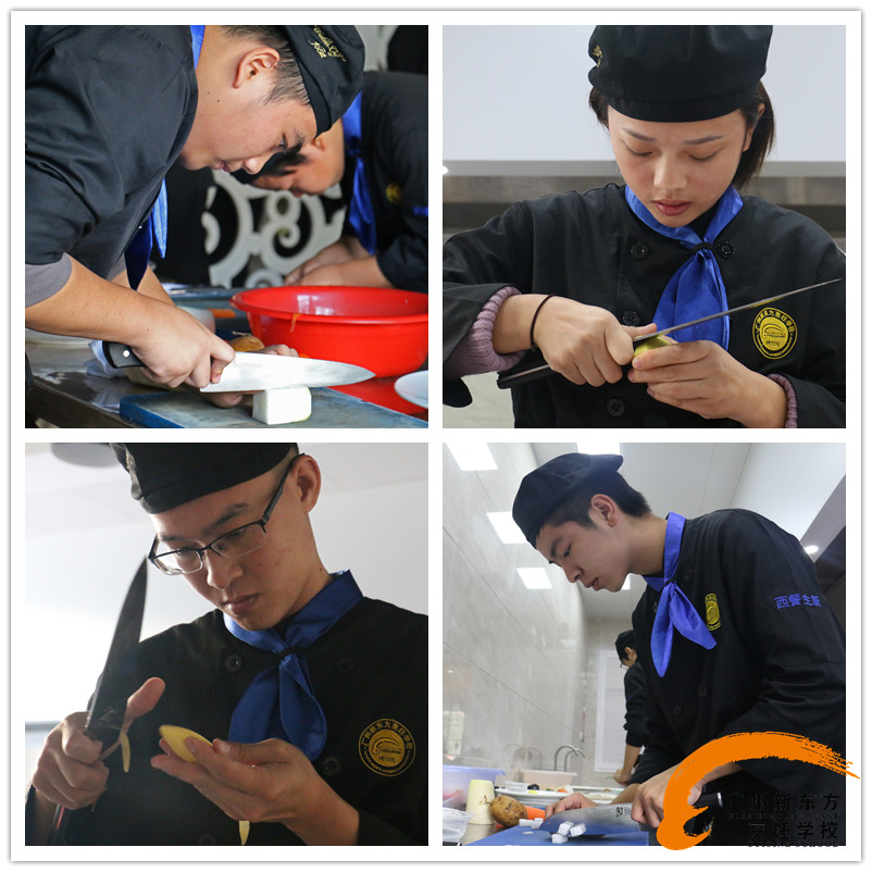 广州新东方烹饪学校,西餐主厨班考试完美收官 广州新东方烹饪学校,西餐主厨班考试完美收官