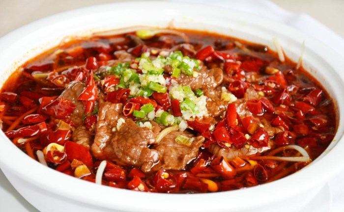 广州新东方在线教做菜：麻辣爽口的水煮牛肉   浓浓的川菜风味